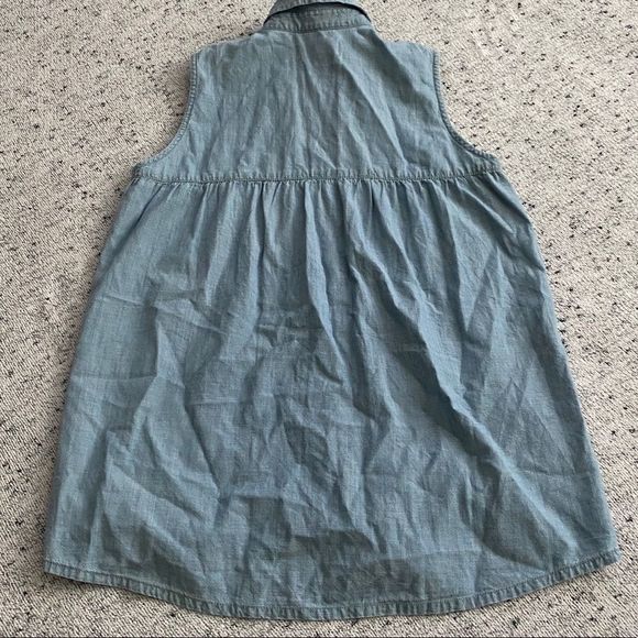 Madewell Denim Button Down Tank - Picture 7 of 7